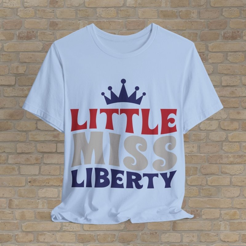Mostly Text T-Shirts Patriotic Princess Tee - Vibrant Styles