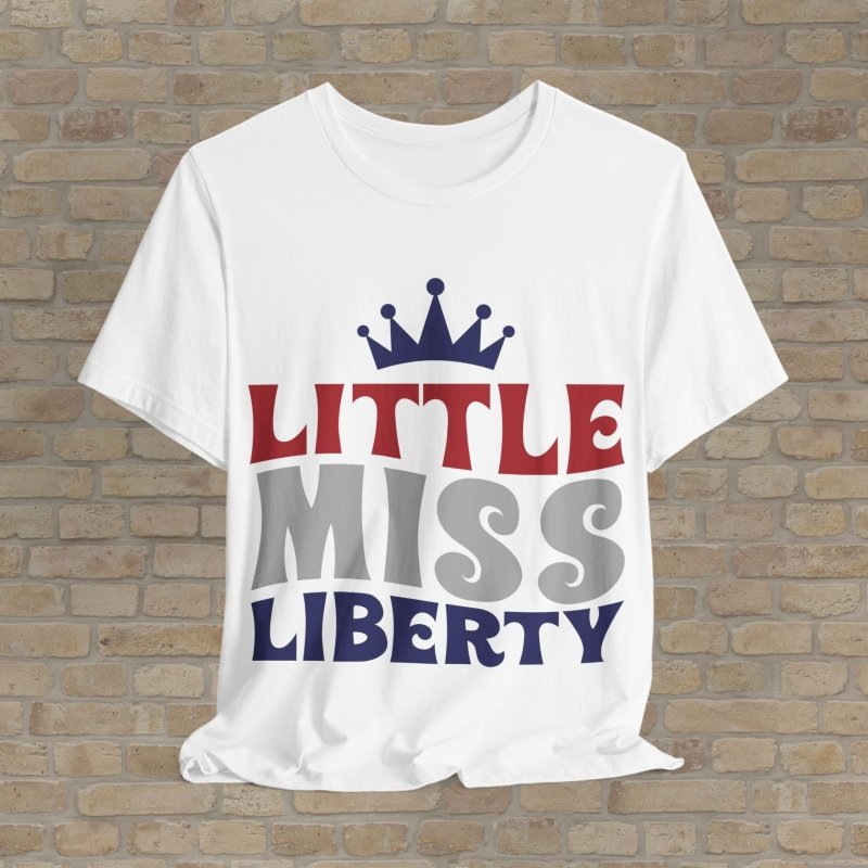 Mostly Text T-Shirts Patriotic Princess Tee - Vibrant Styles