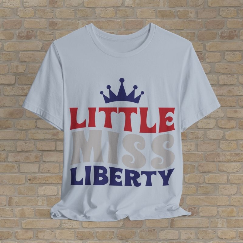 Mostly Text T-Shirts Patriotic Princess Tee - Vibrant Styles