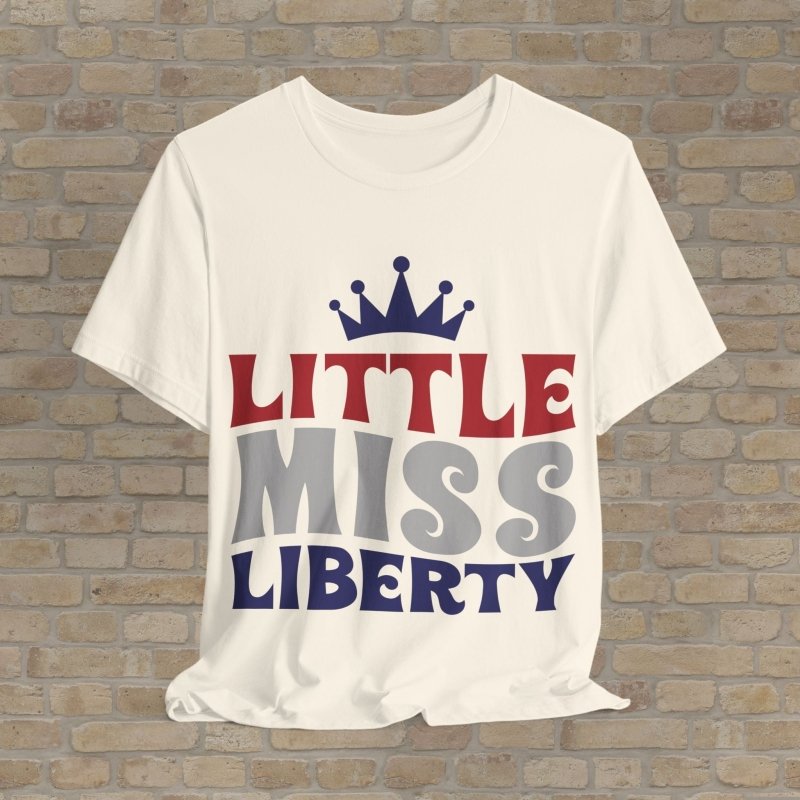Mostly Text T-Shirts Patriotic Princess Tee - Vibrant Styles