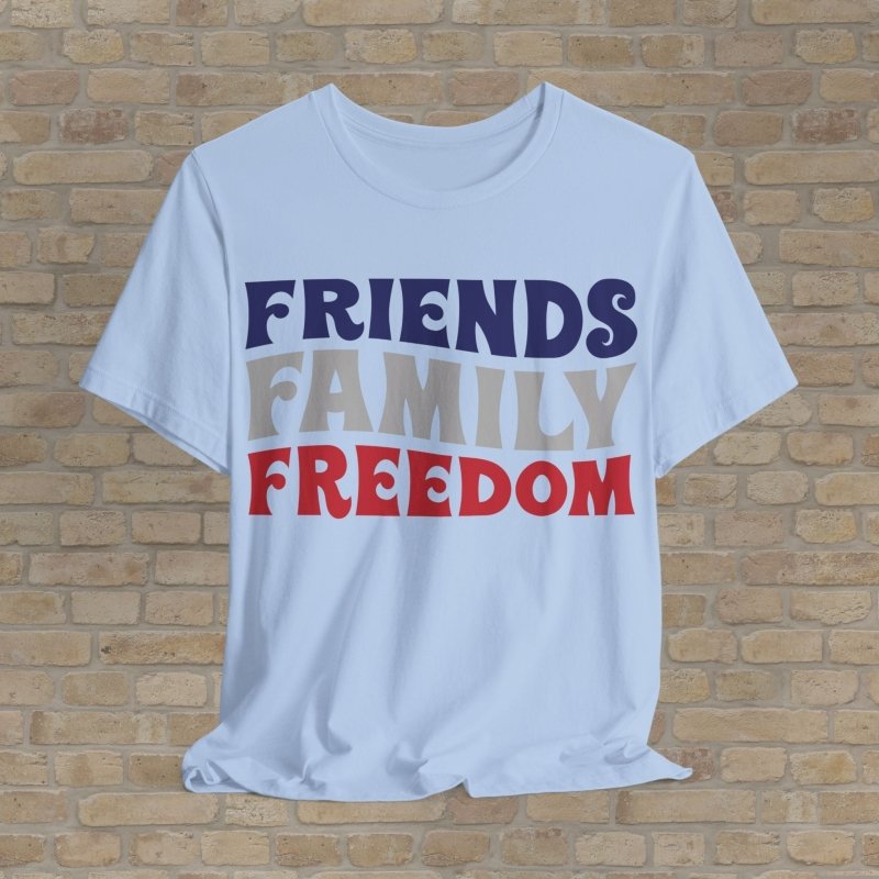 Text Only T-Shirts Patriotic Priorities Tee - Vibrant Styles