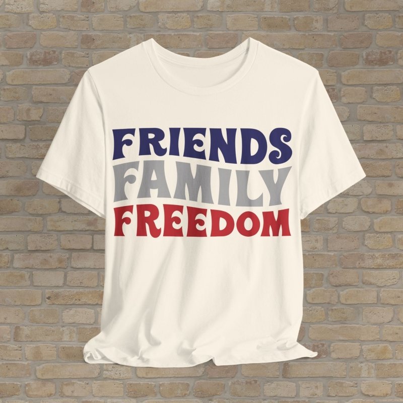 Text Only T-Shirts Patriotic Priorities Tee - Vibrant Styles