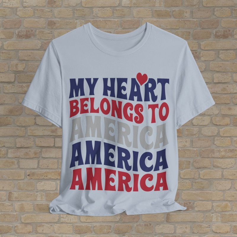 T-Shirt Patriot's Heart Tee - Vibrant Styles