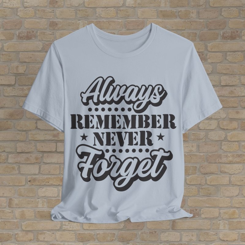 Mostly Text T-Shirts Patriot's Memory Tee - Vibrant Styles