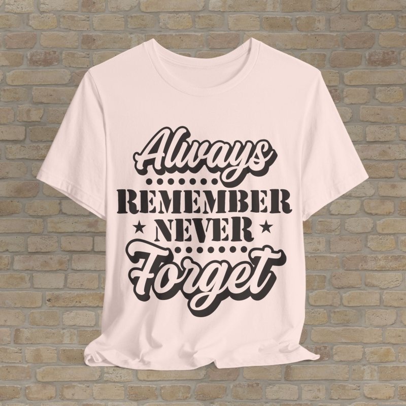 Mostly Text T-Shirts Patriot's Memory Tee - Vibrant Styles