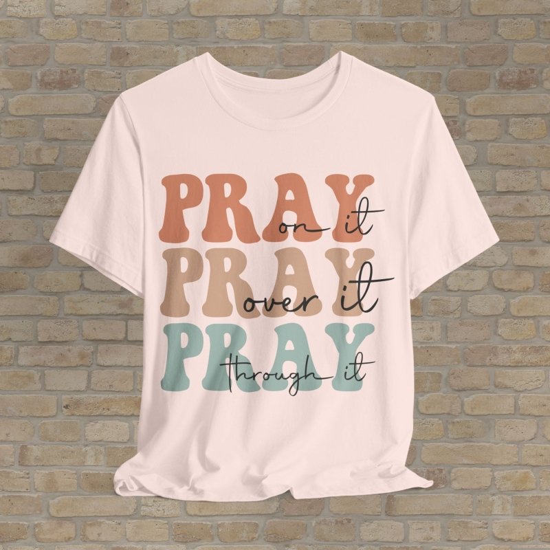 Text Only T-Shirts Pray & Persist Tee - Vibrant Styles