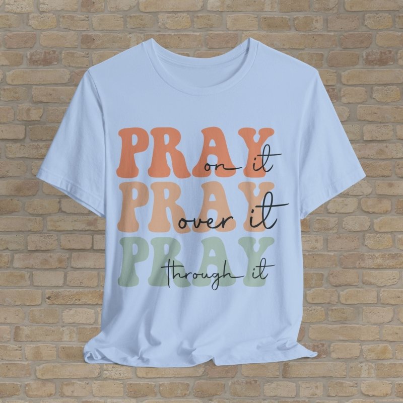 Text Only T-Shirts Pray & Persist Tee - Vibrant Styles