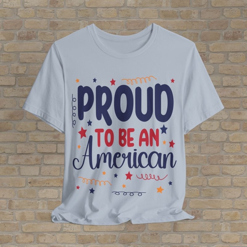 Graphic & Text T-Shirts Proud American Tee - Vibrant Styles