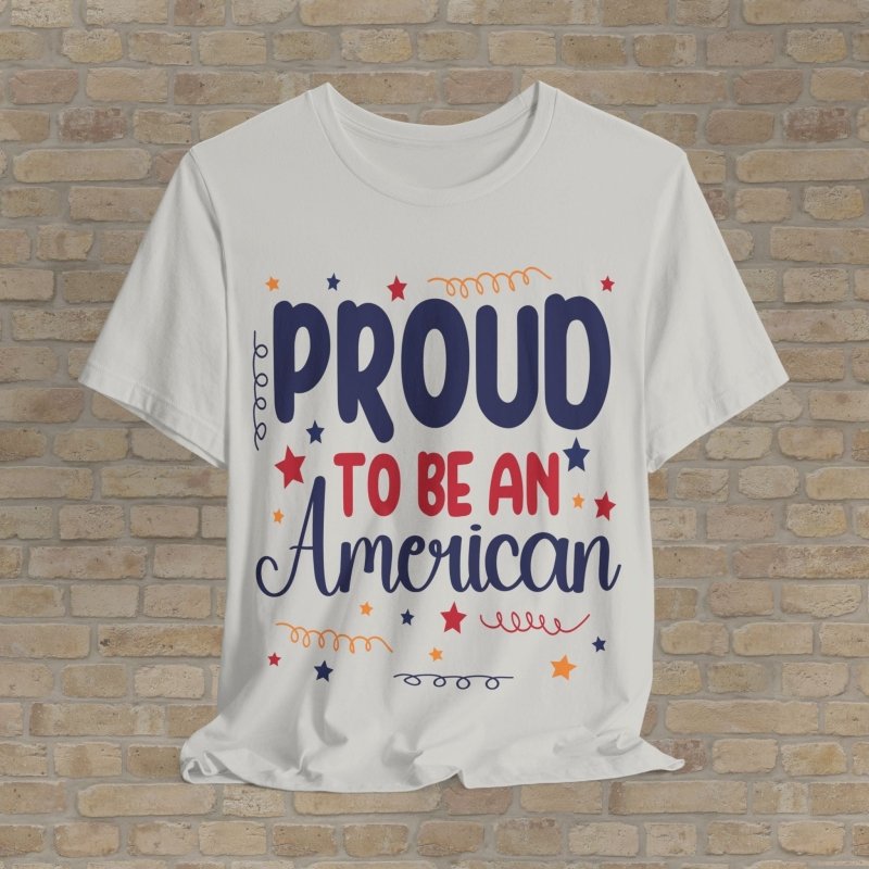 Graphic & Text T-Shirts Proud American Tee - Vibrant Styles