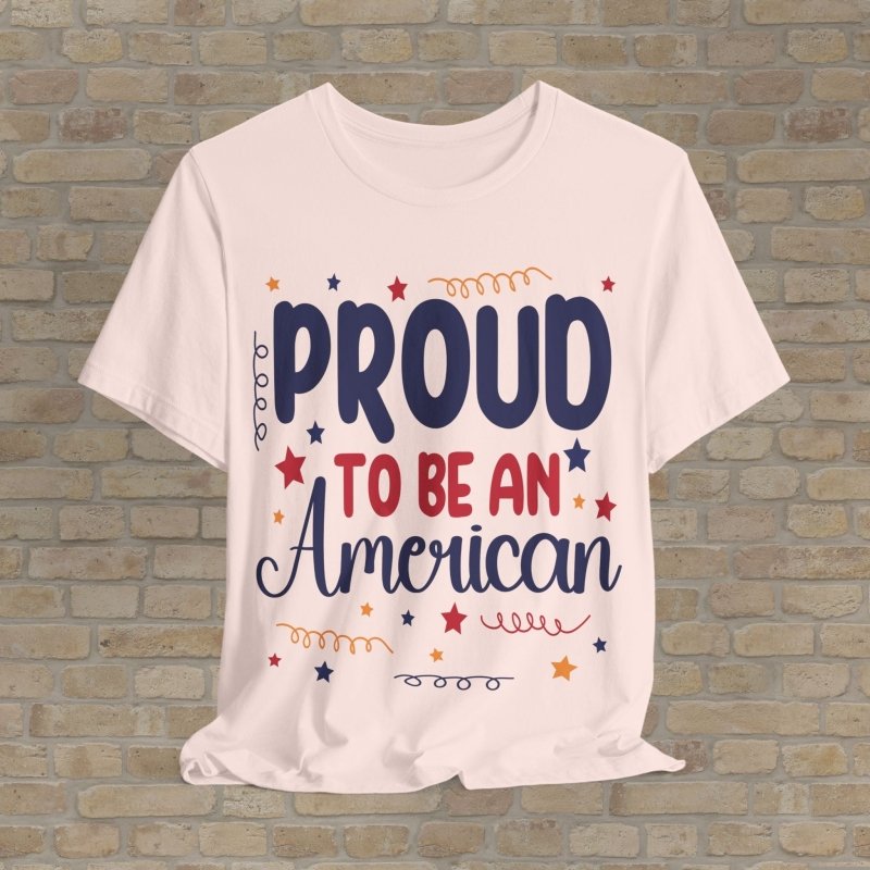 Graphic & Text T-Shirts Proud American Tee - Vibrant Styles