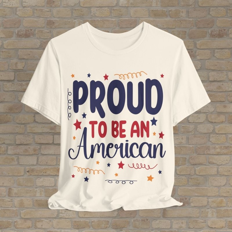 Graphic & Text T-Shirts Proud American Tee - Vibrant Styles