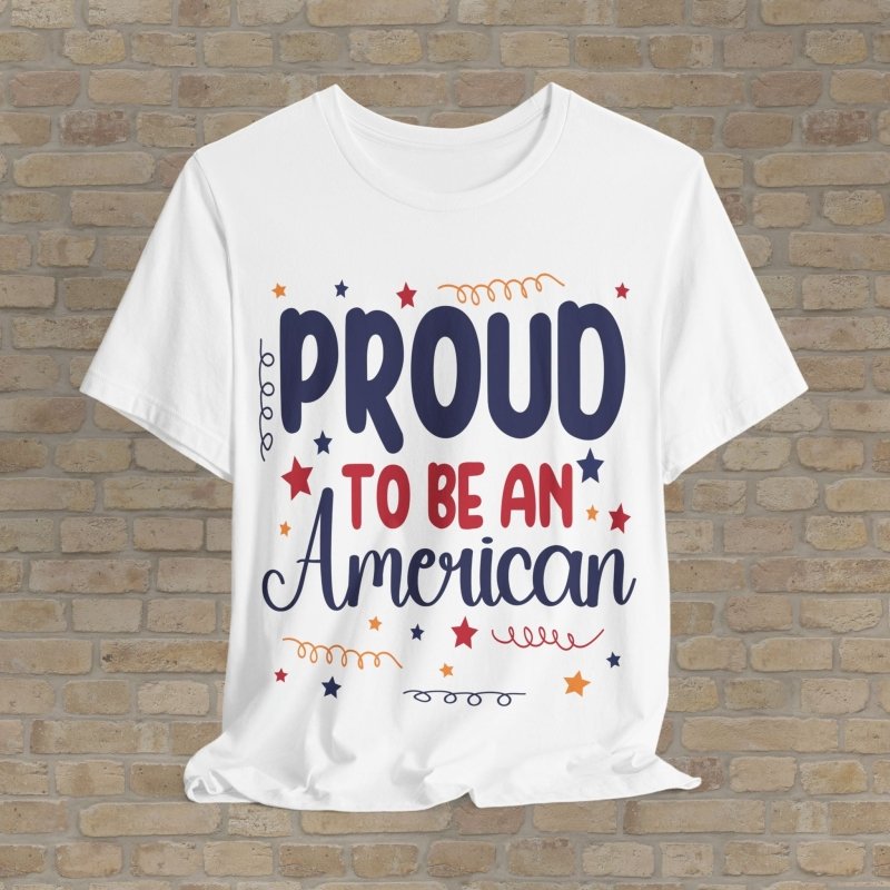 Graphic & Text T-Shirts Proud American Tee - Vibrant Styles