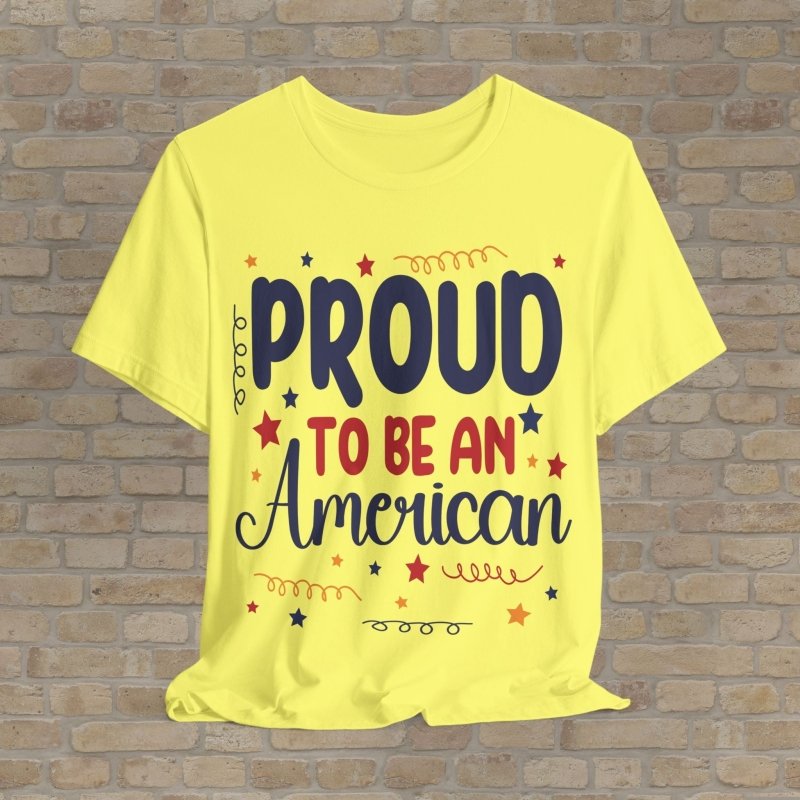 Graphic & Text T-Shirts Proud American Tee - Vibrant Styles