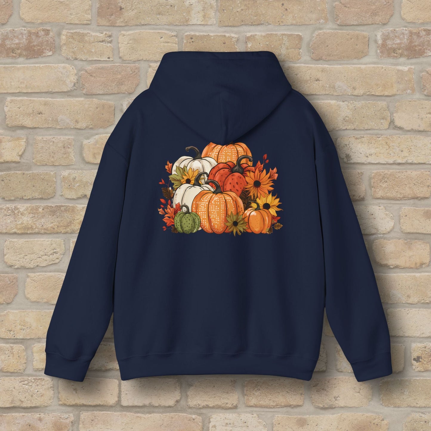 Graphic Only Pumpkins Pullover Hoodie - Vibrant Styles