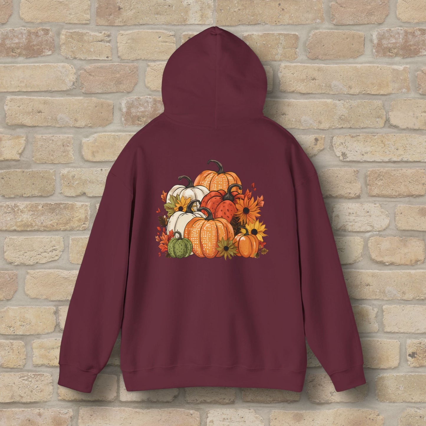 Graphic Only Pumpkins Pullover Hoodie - Vibrant Styles