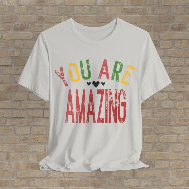 Mostly Text T-Shirts Rainbow Reminder Tee - Vibrant Styles