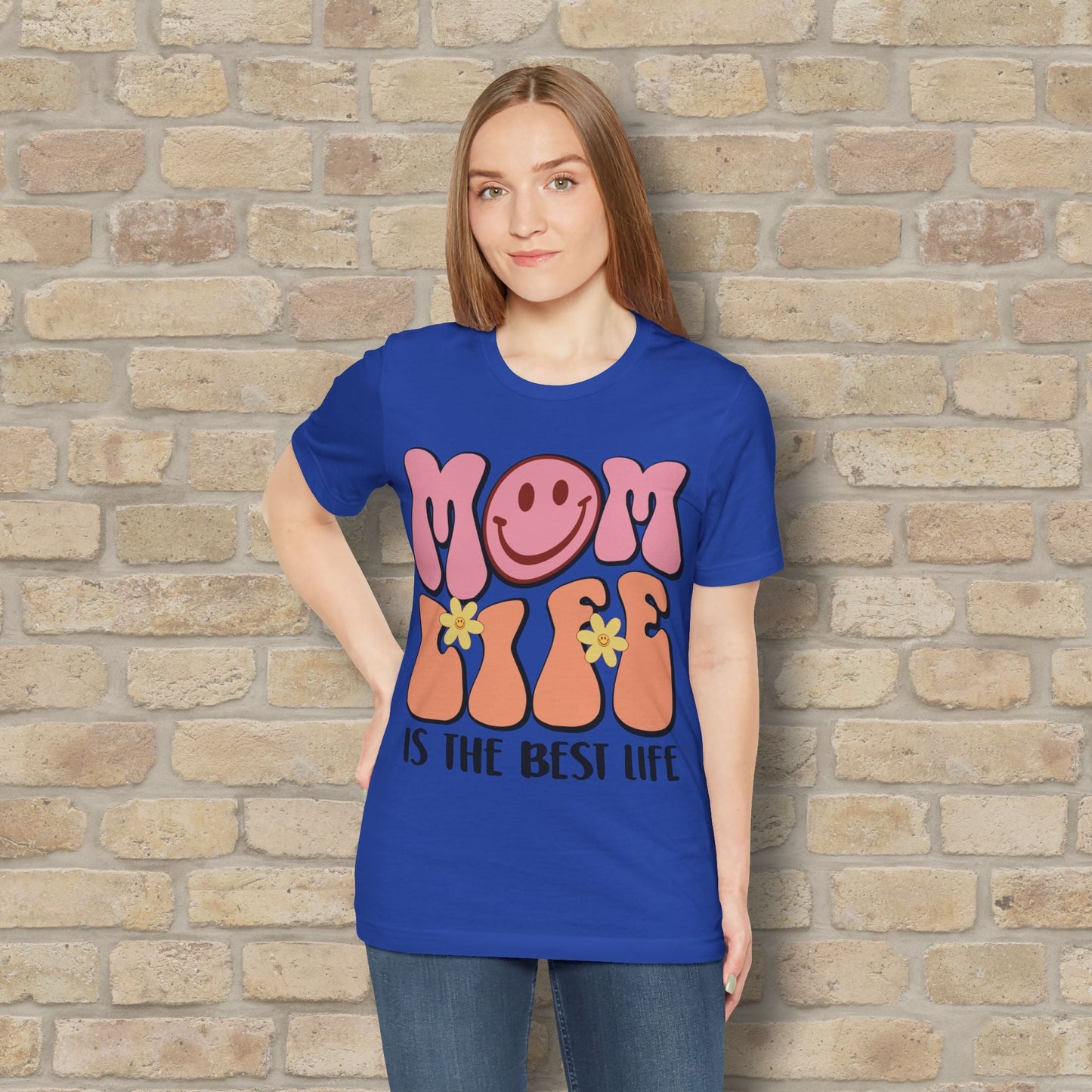 Mostly Text T-Shirts Retro Mom Life Tee - Vibrant Styles