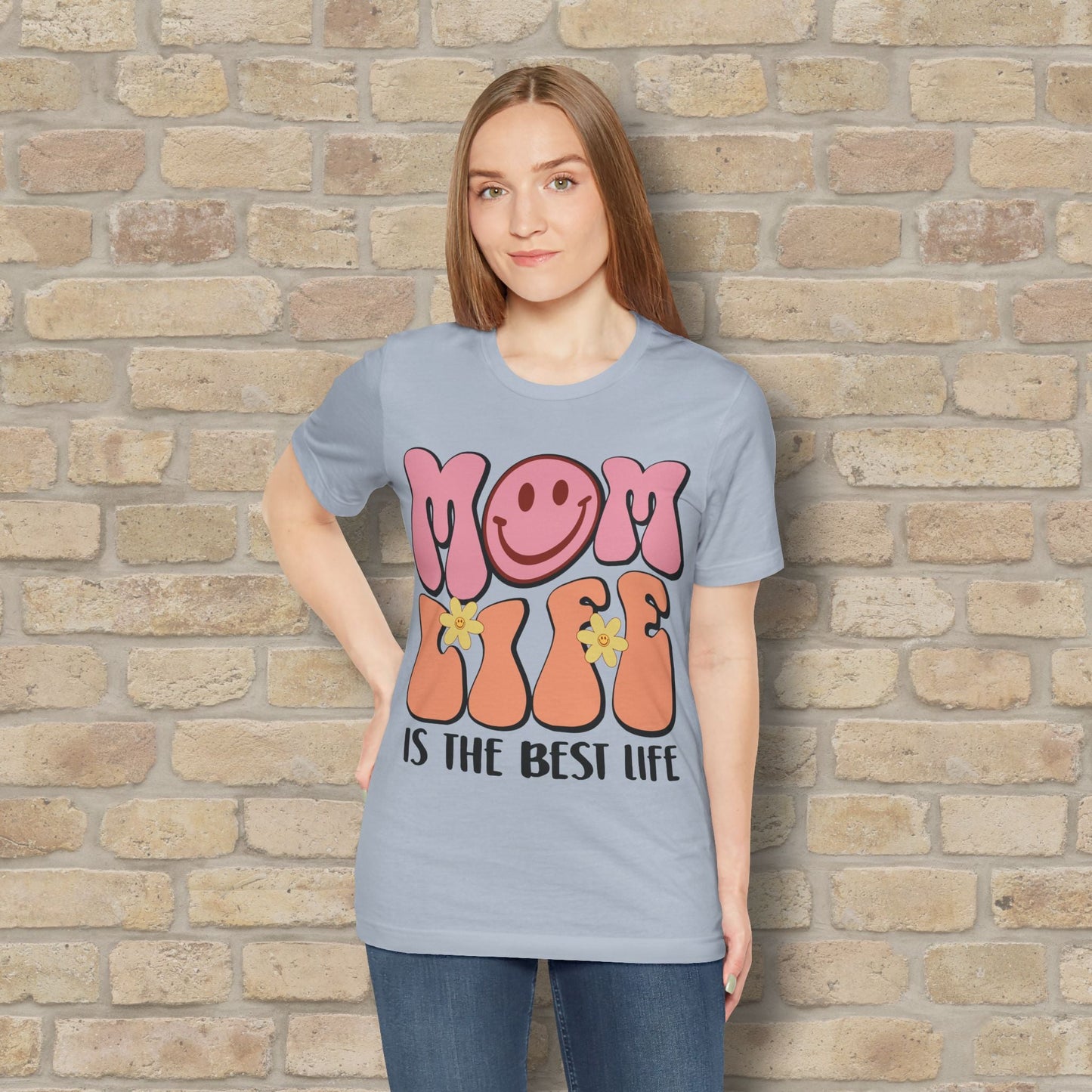 Mostly Text T-Shirts Retro Mom Life Tee - Vibrant Styles