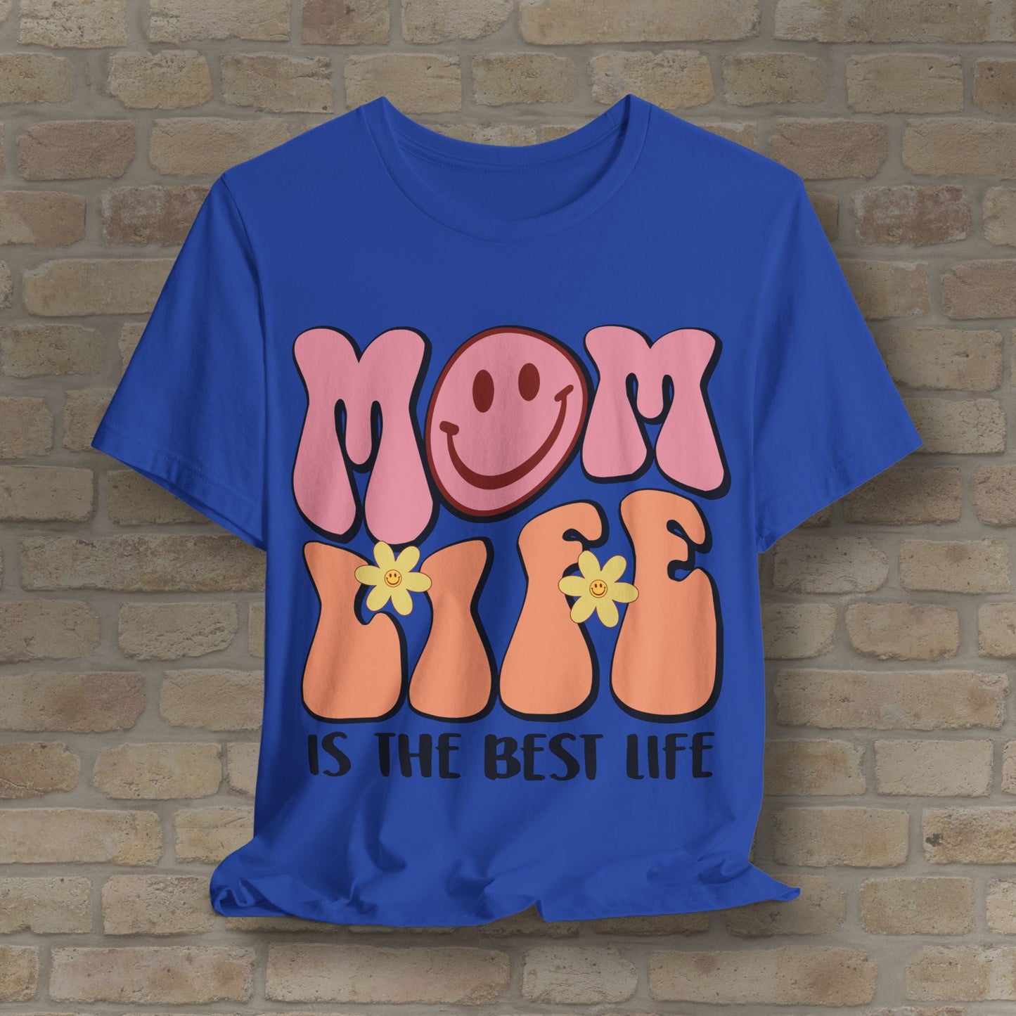 Mostly Text T-Shirts Retro Mom Life Tee - Vibrant Styles