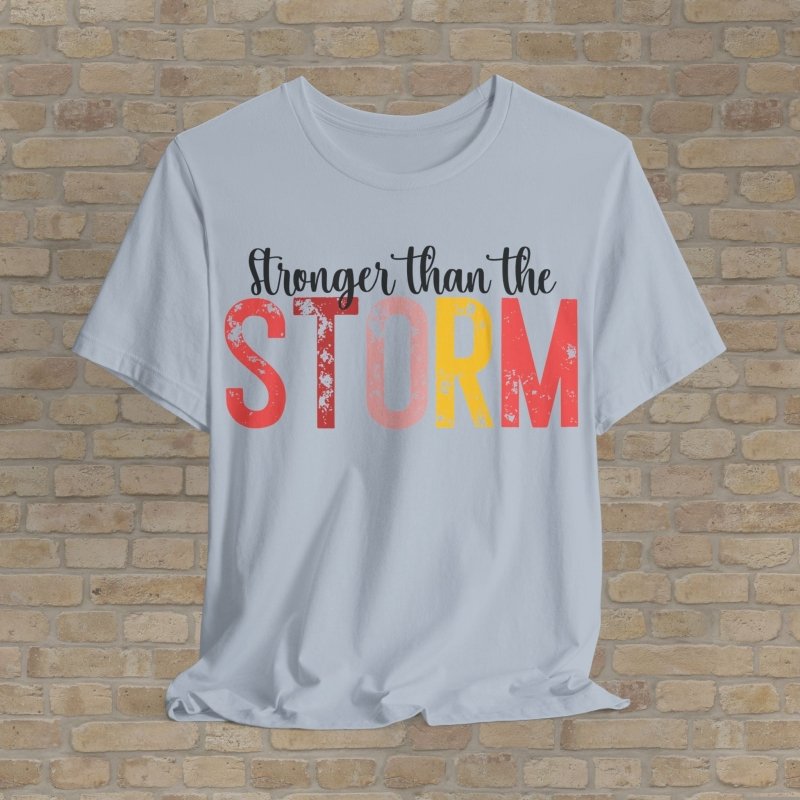 Text Only T-Shirts Ride Out The Storm Tee - Vibrant Styles
