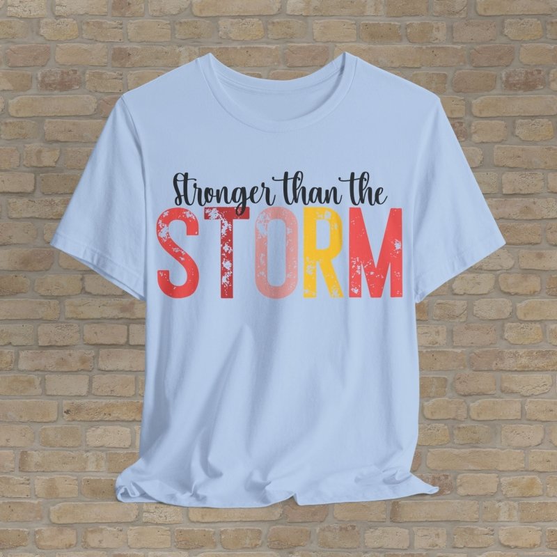 Text Only T-Shirts Ride Out The Storm Tee - Vibrant Styles
