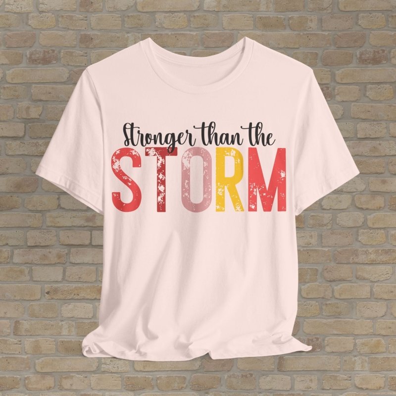 Text Only T-Shirts Ride Out The Storm Tee - Vibrant Styles
