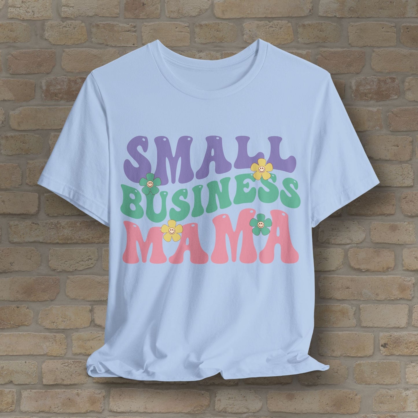 Mostly Text T-Shirts Small Business Mama Tee - Vibrant Styles