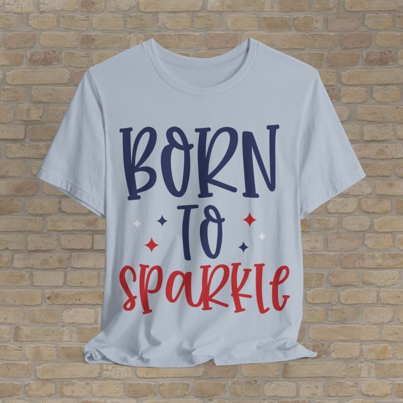 Text Only T-Shirts Sparkle Proudly Tee - Vibrant Styles