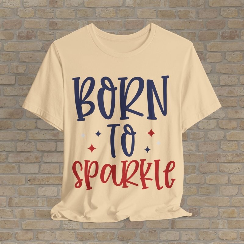 Text Only T-Shirts Sparkle Proudly Tee - Vibrant Styles