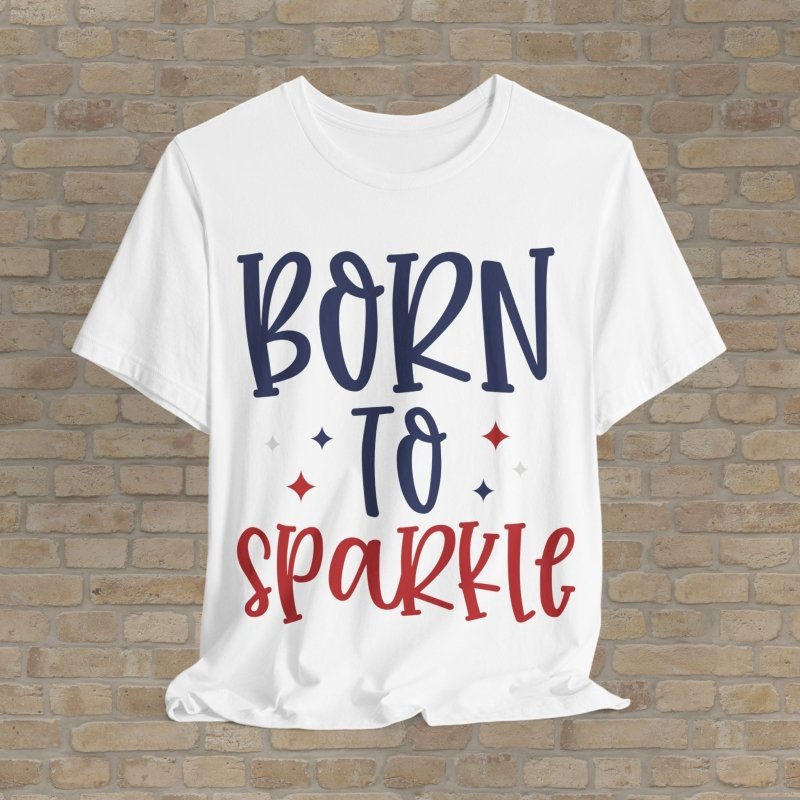 Text Only T-Shirts Sparkle Proudly Tee - Vibrant Styles