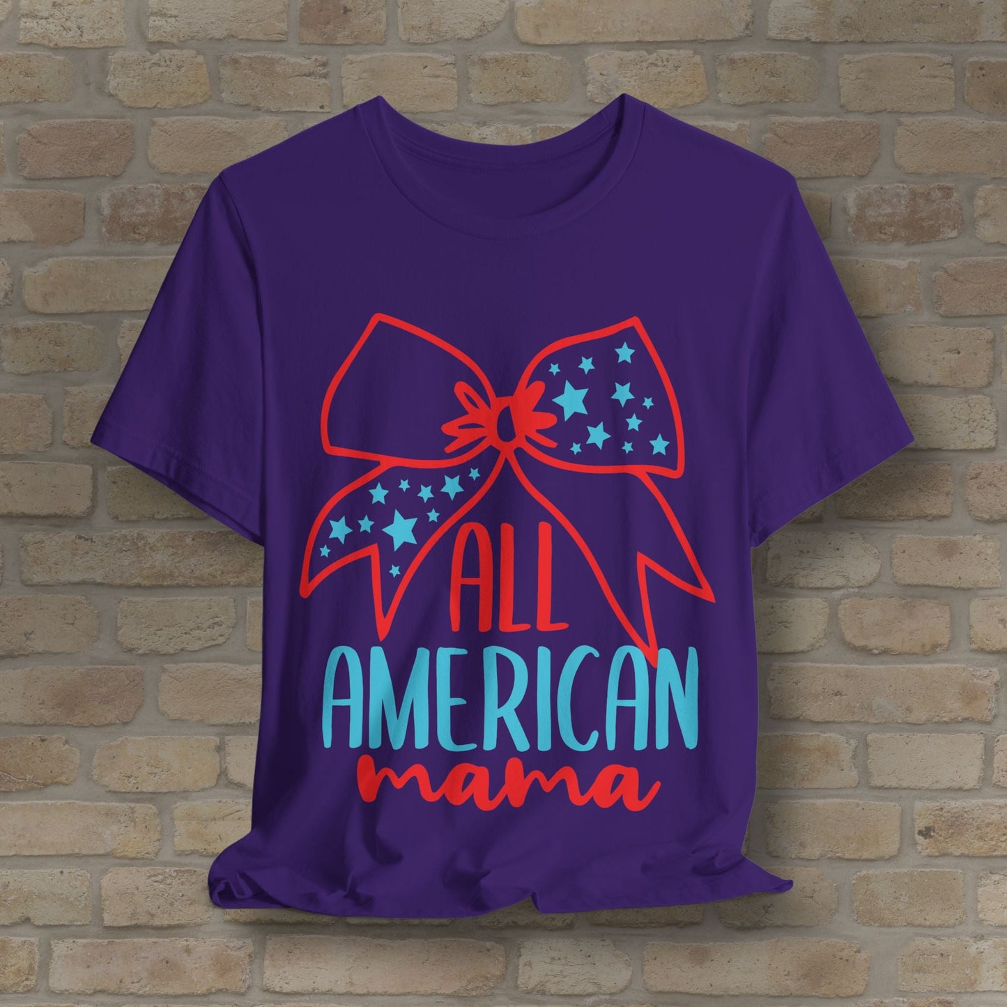 Graphic & Text T-Shirts Star - Spangled Mama Tee - Vibrant Styles