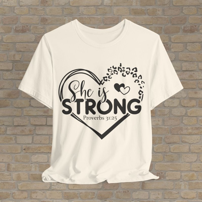 Mostly Text T-Shirts Strong Like Her Tee - Vibrant Styles
