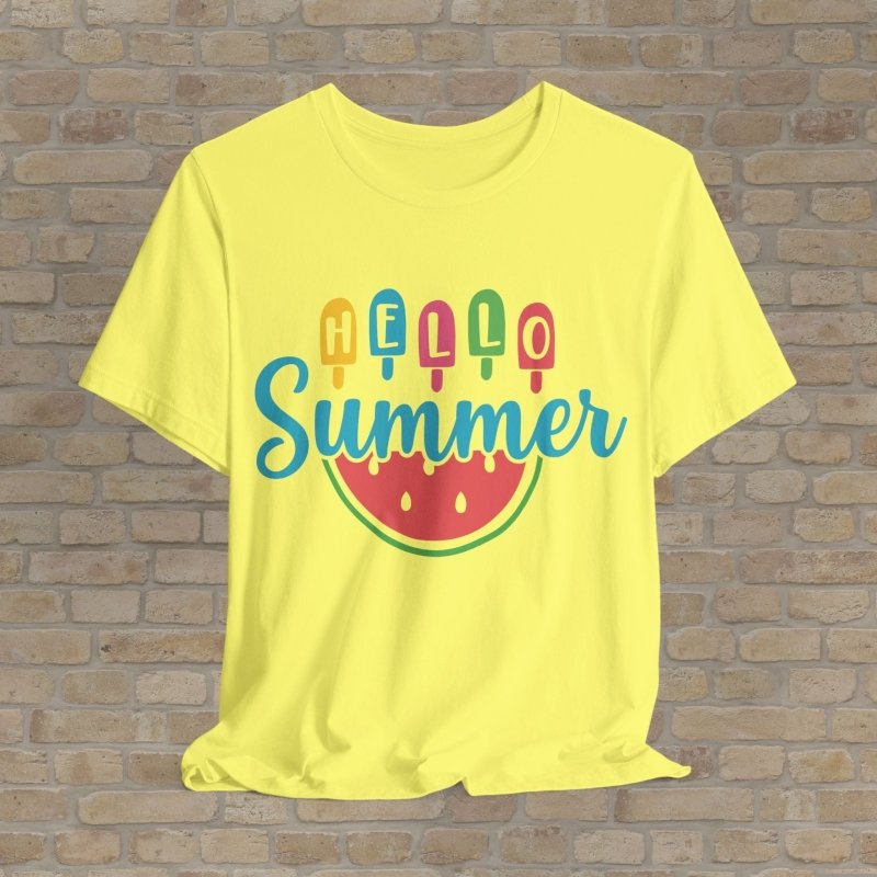Mostly Text T-Shirts Summer Sweets Tee - Vibrant Styles