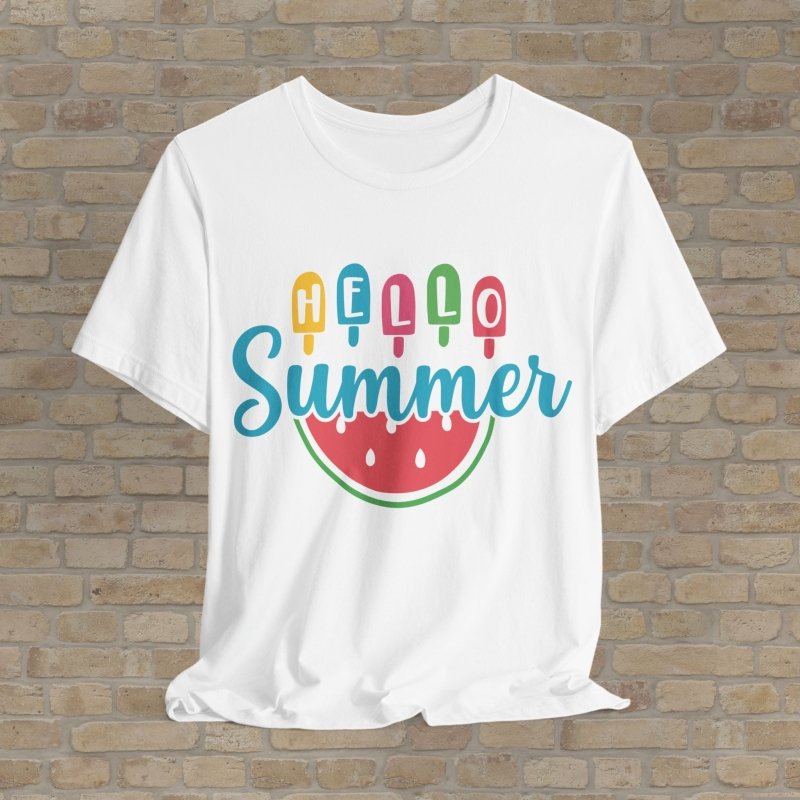 Mostly Text T-Shirts Summer Sweets Tee - Vibrant Styles