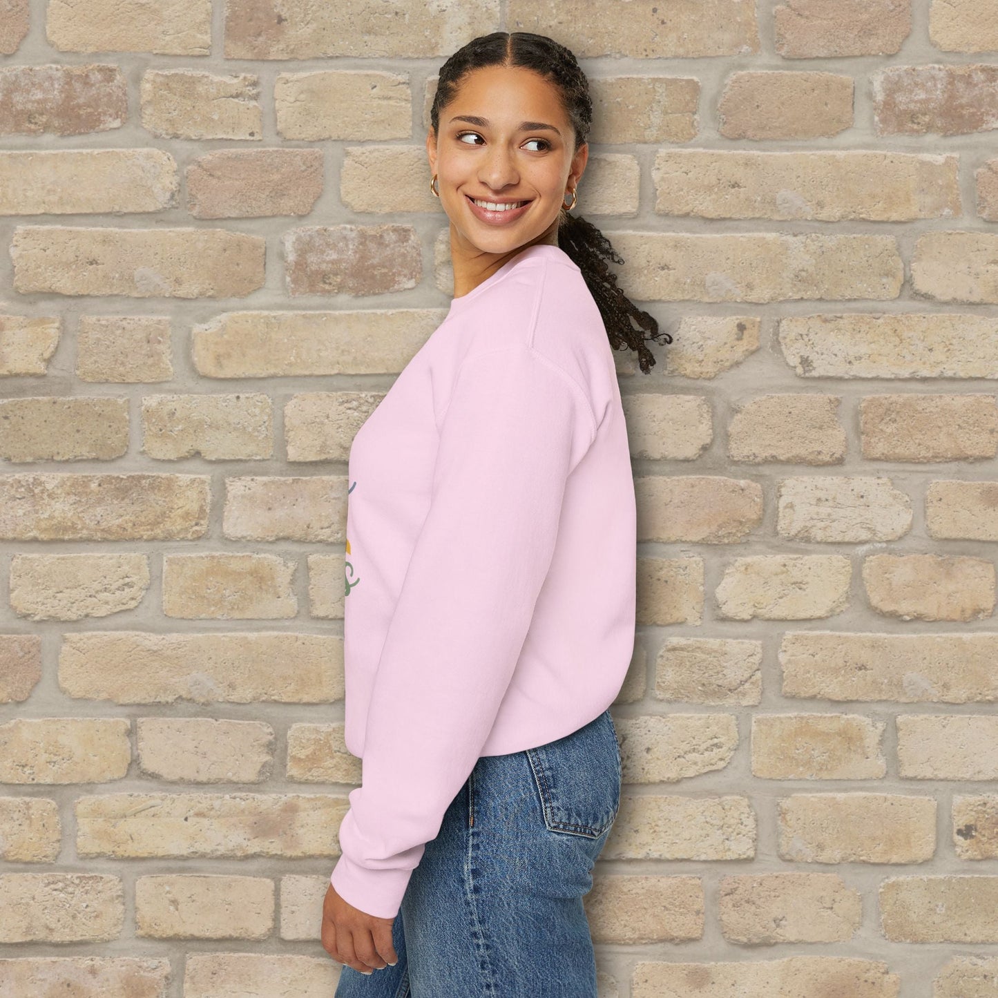 Mostly Text Summer's Wave Goodbye Sweatshirt - Vibrant Styles