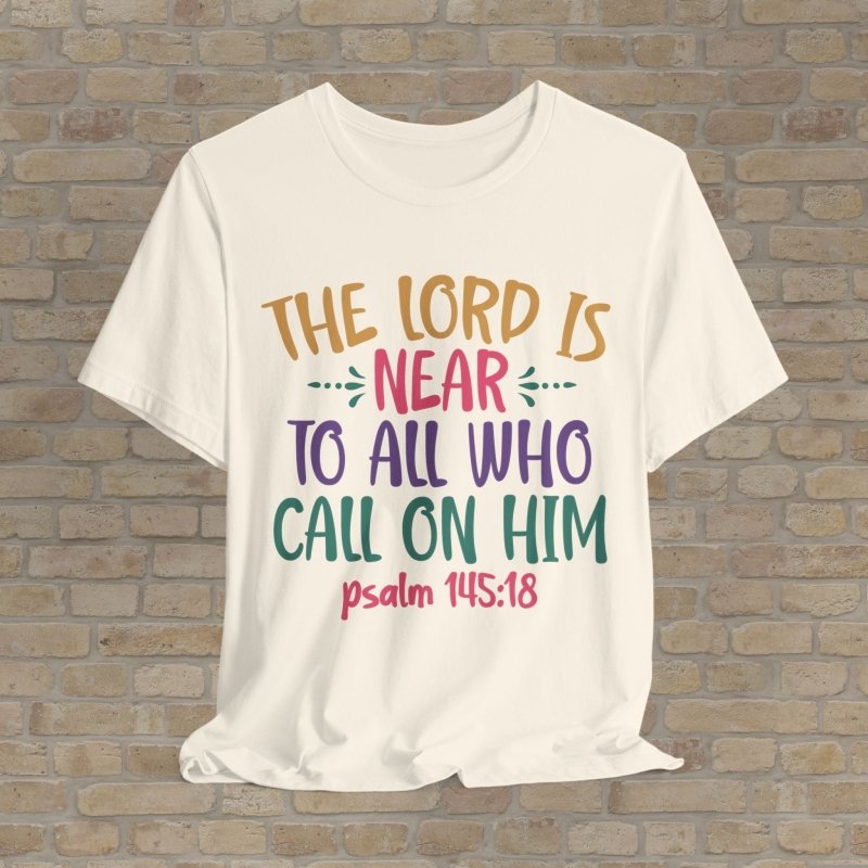 Text Only T-Shirts The Lord Is Near Tee - Vibrant Styles