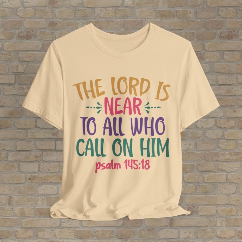 Text Only T-Shirts The Lord Is Near Tee - Vibrant Styles