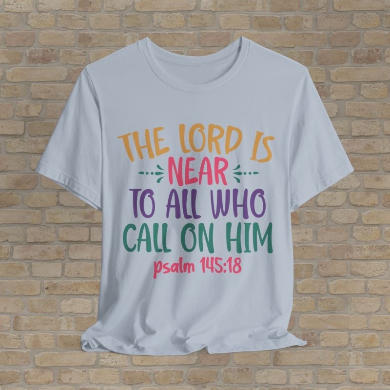 Text Only T-Shirts The Lord Is Near Tee - Vibrant Styles