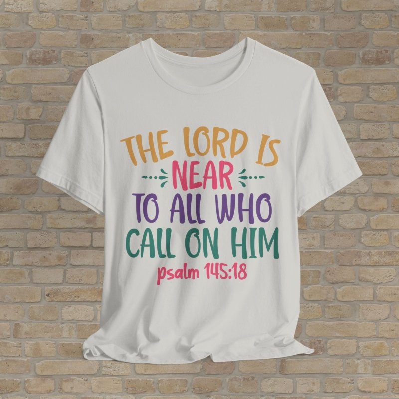 Text Only T-Shirts The Lord Is Near Tee - Vibrant Styles