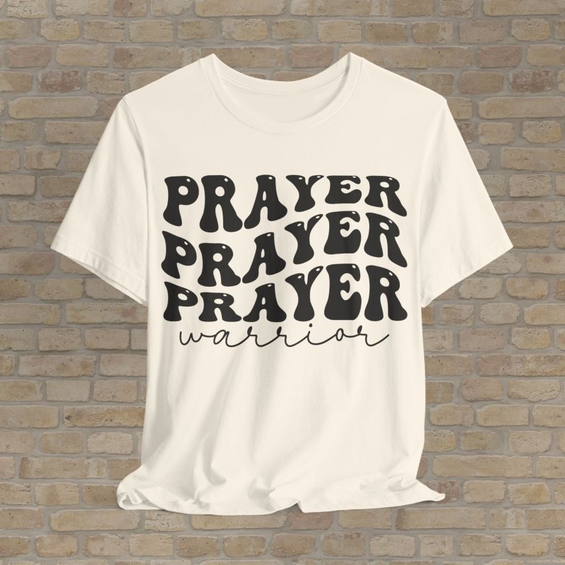 Text Only T-Shirts Warrior In Prayer Tee - Vibrant Styles