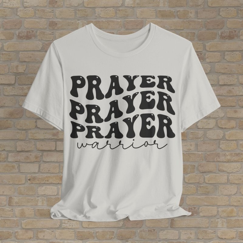 Text Only T-Shirts Warrior In Prayer Tee - Vibrant Styles