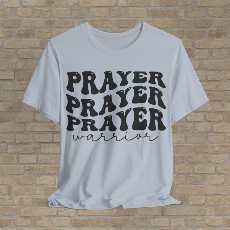 Text Only T-Shirts Warrior In Prayer Tee - Vibrant Styles