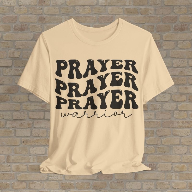 Text Only T-Shirts Warrior In Prayer Tee - Vibrant Styles