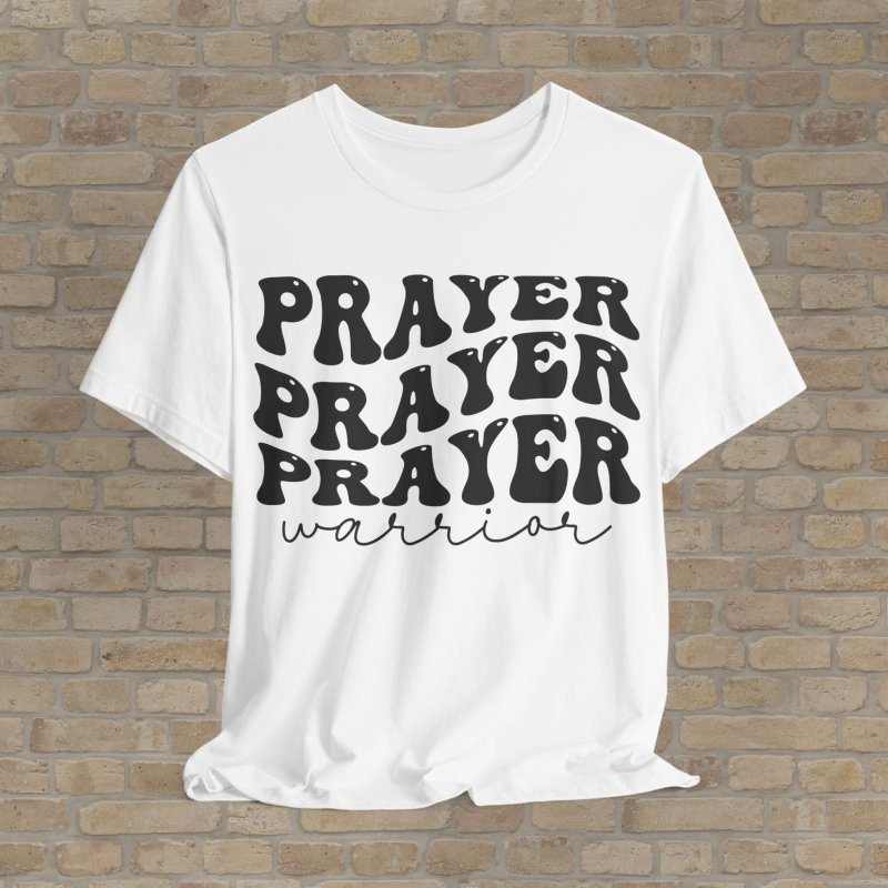 Text Only T-Shirts Warrior In Prayer Tee - Vibrant Styles