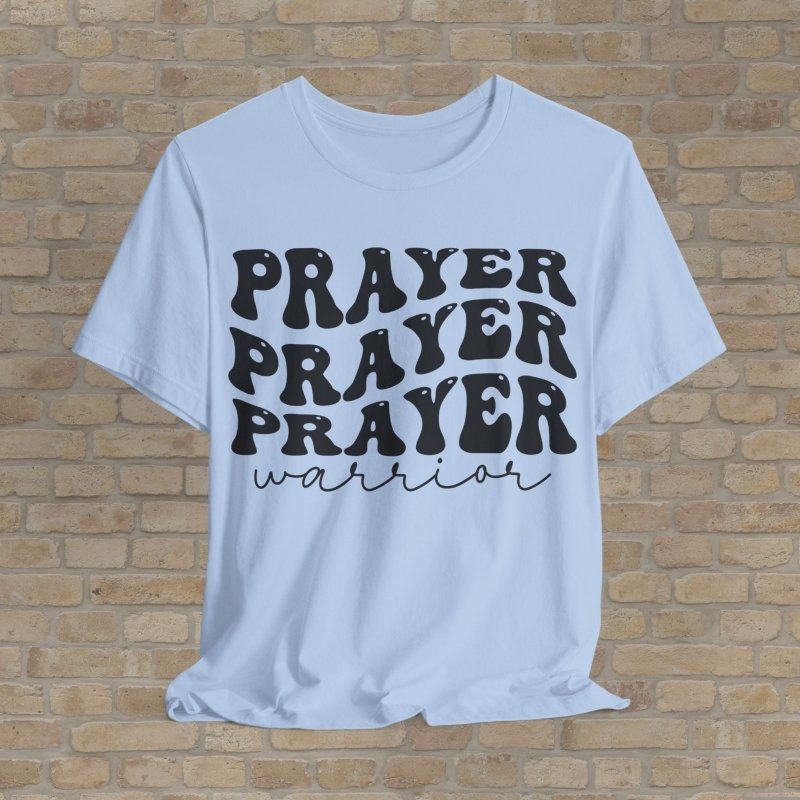 Text Only T-Shirts Warrior In Prayer Tee - Vibrant Styles