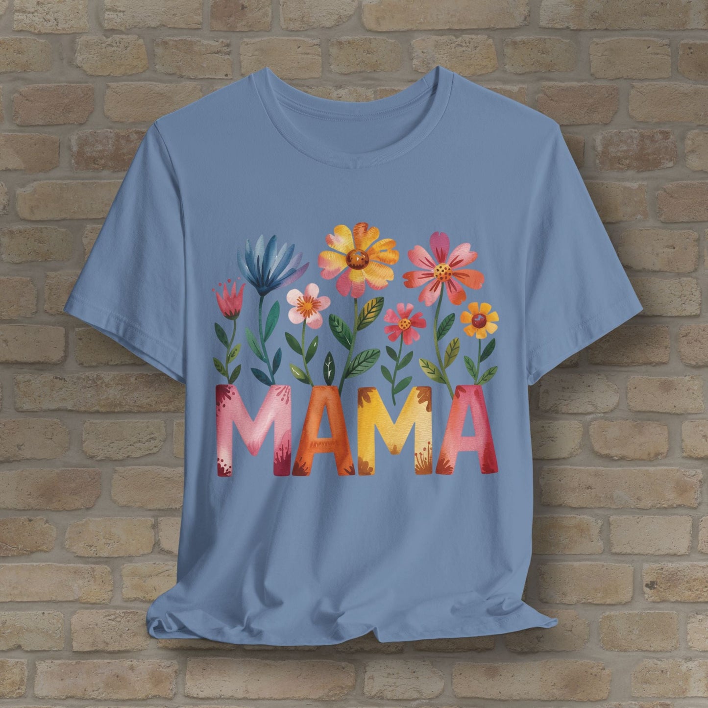 Graphic & Text T-Shirts Watercolor Garden Mama Tee - Vibrant Styles
