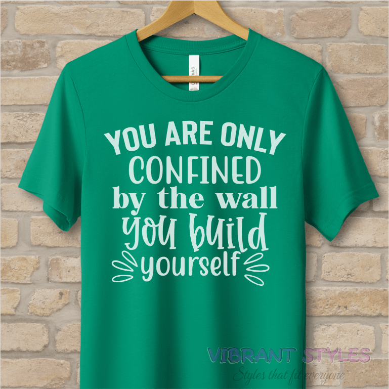 Text Only T-Shirts Why Confine Yourself Tee - Vibrant Styles