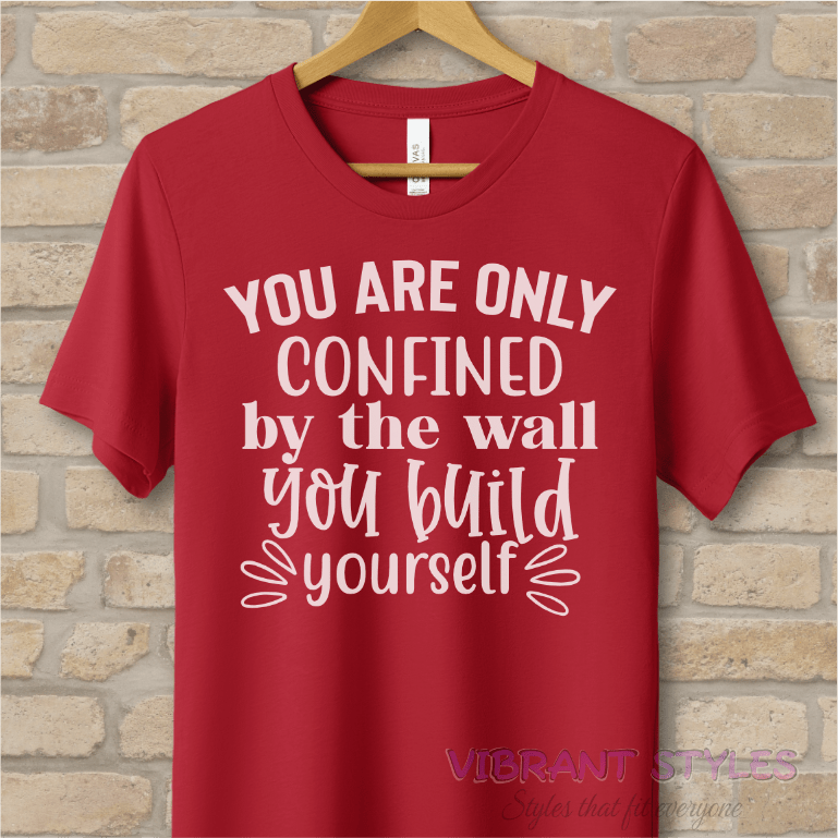 Text Only T-Shirts Why Confine Yourself Tee - Vibrant Styles
