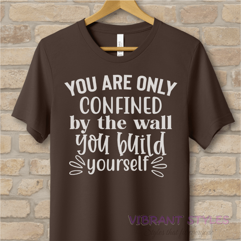 Text Only T-Shirts Why Confine Yourself Tee - Vibrant Styles