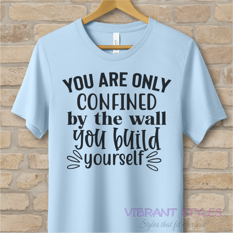 Text Only T-Shirts Why Confine Yourself Tee - Vibrant Styles